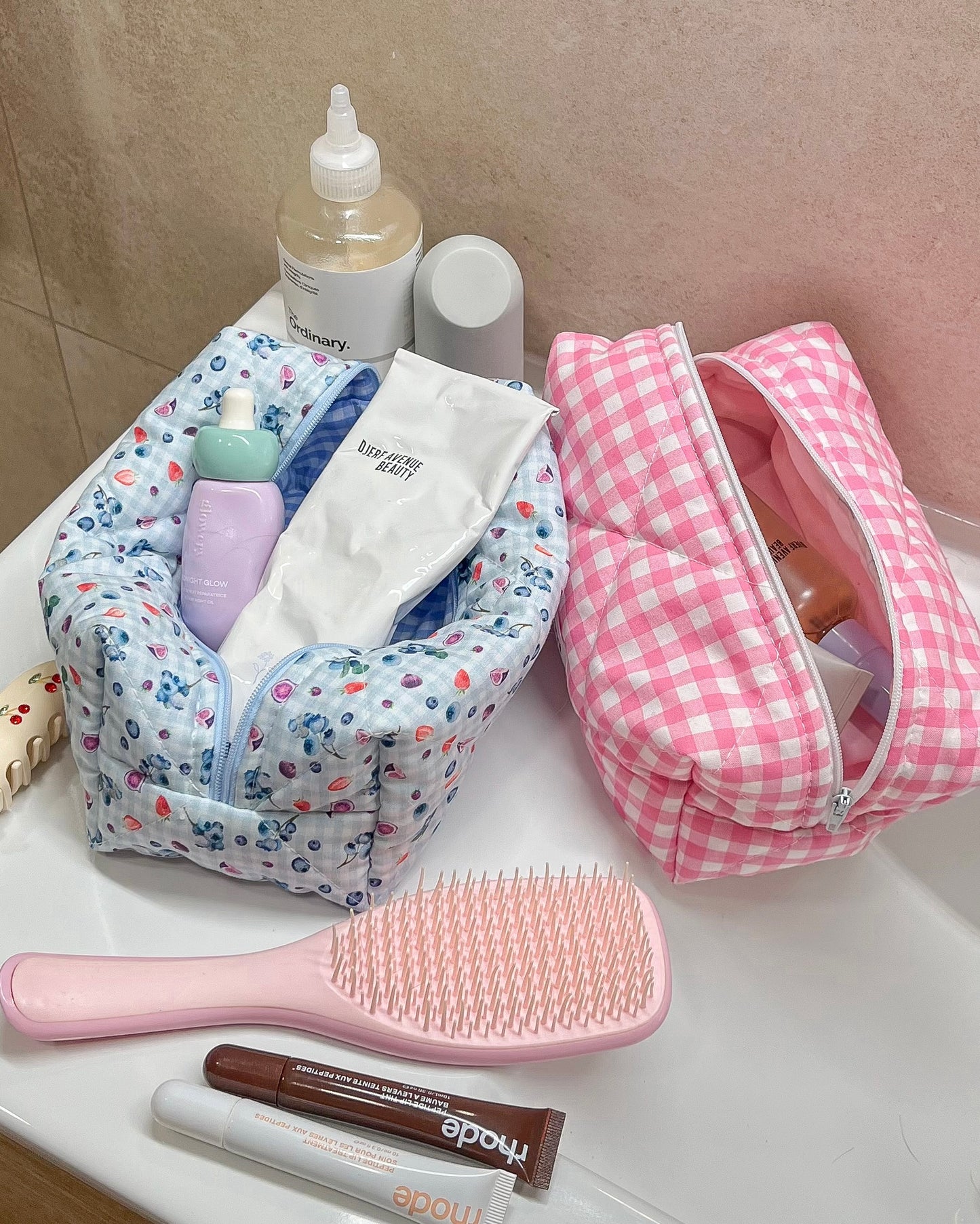 Neceser Vichy in Pink