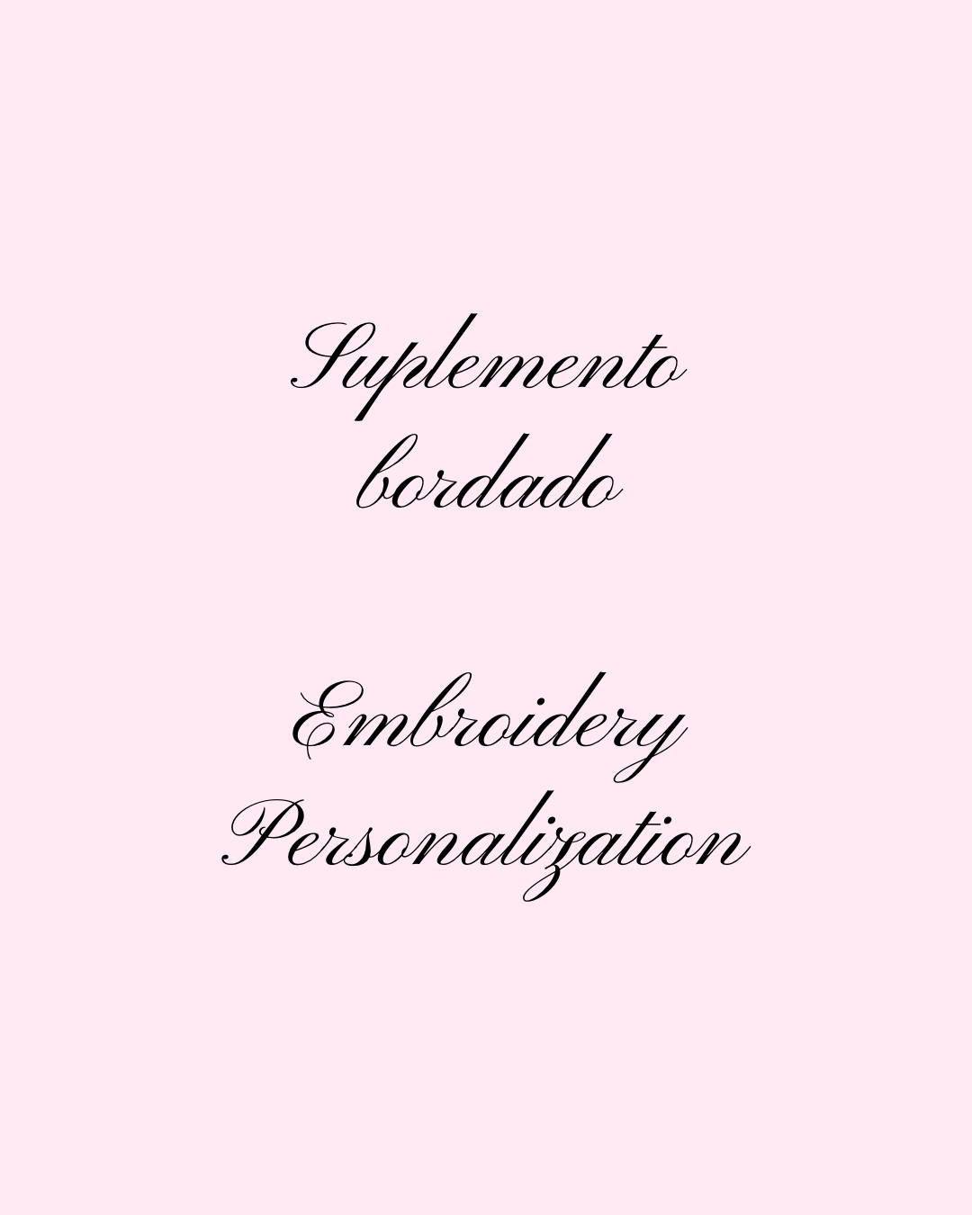 Suplemento Bordado