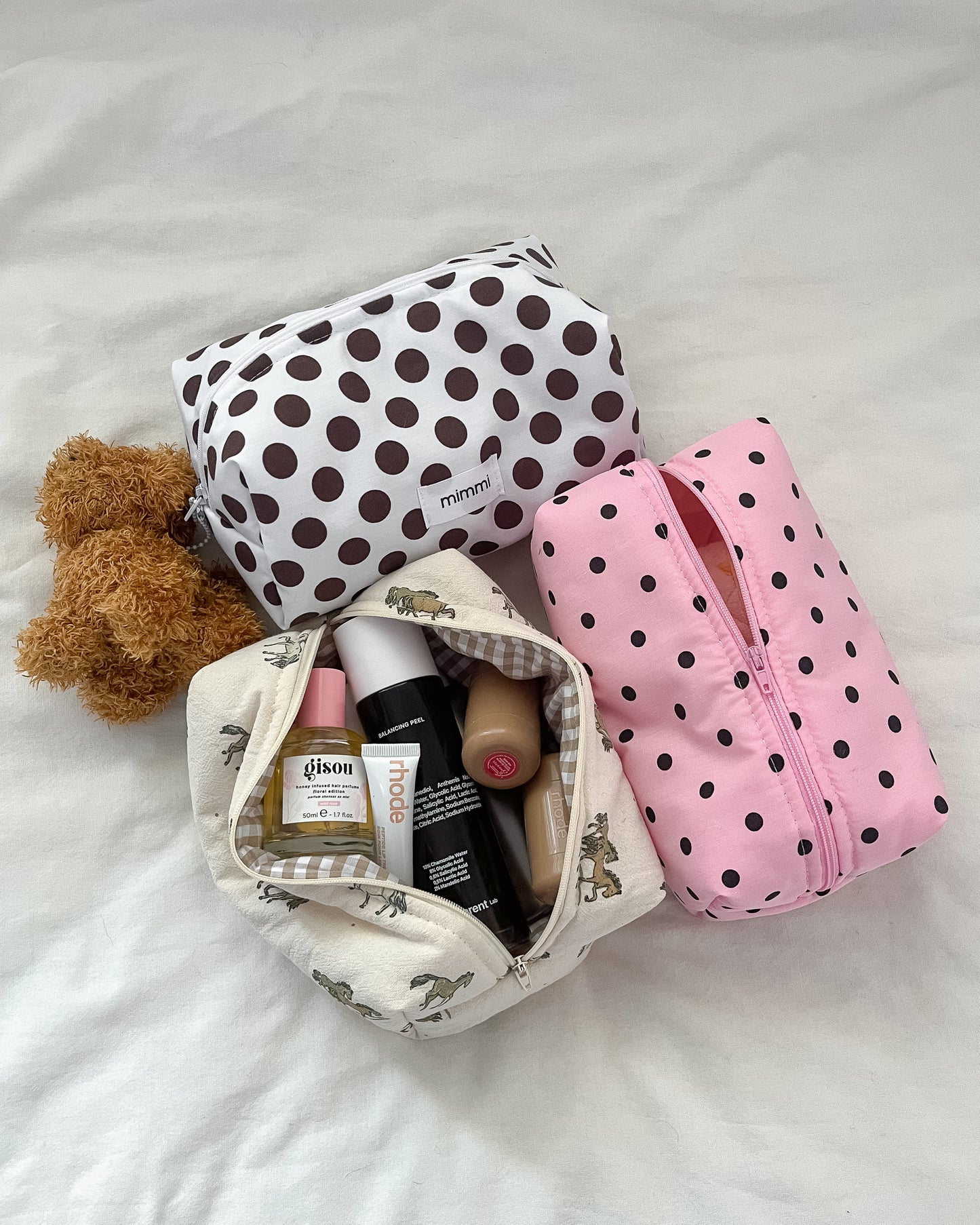 Neceser Brown Dot