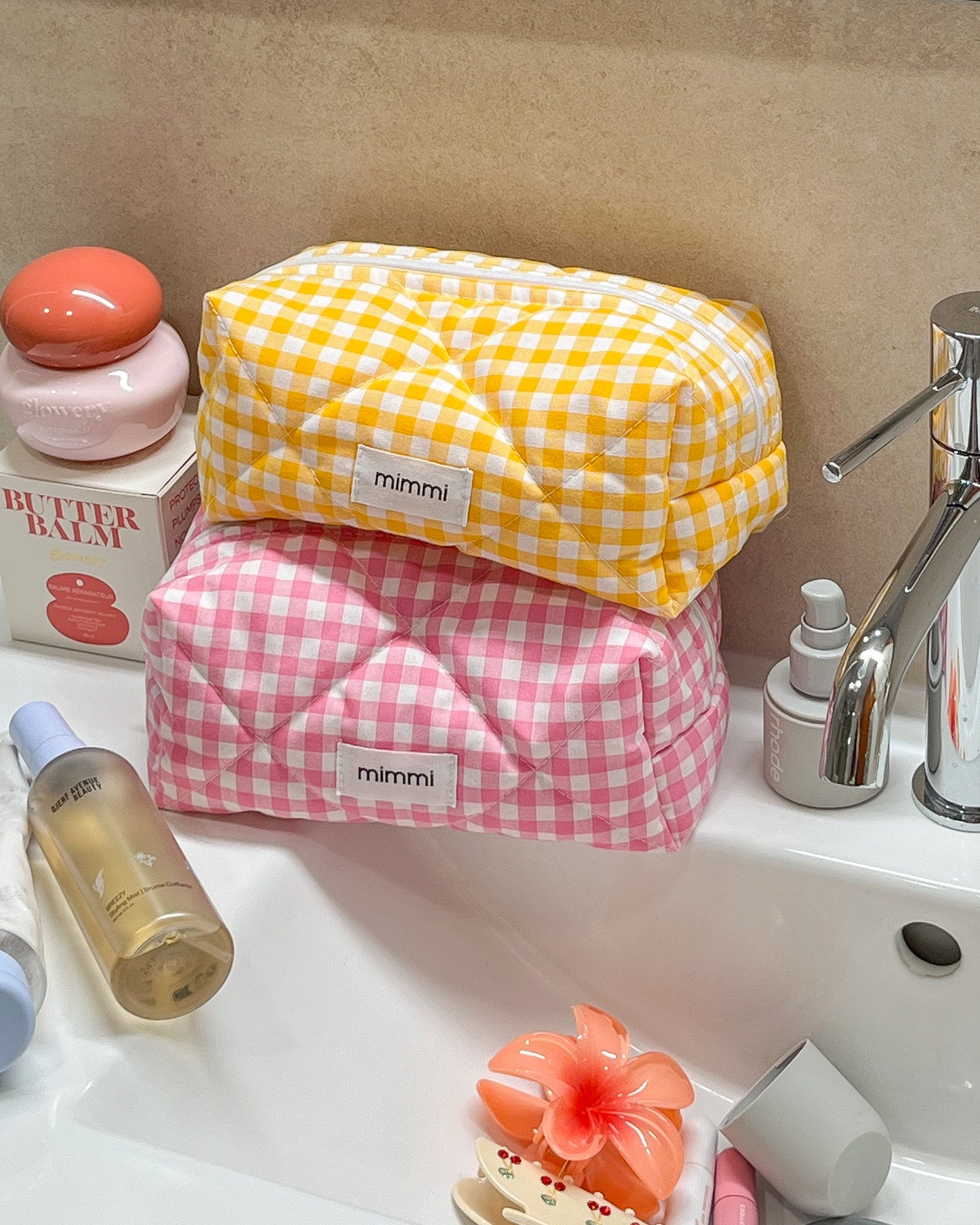 Neceser Vichy in Pink