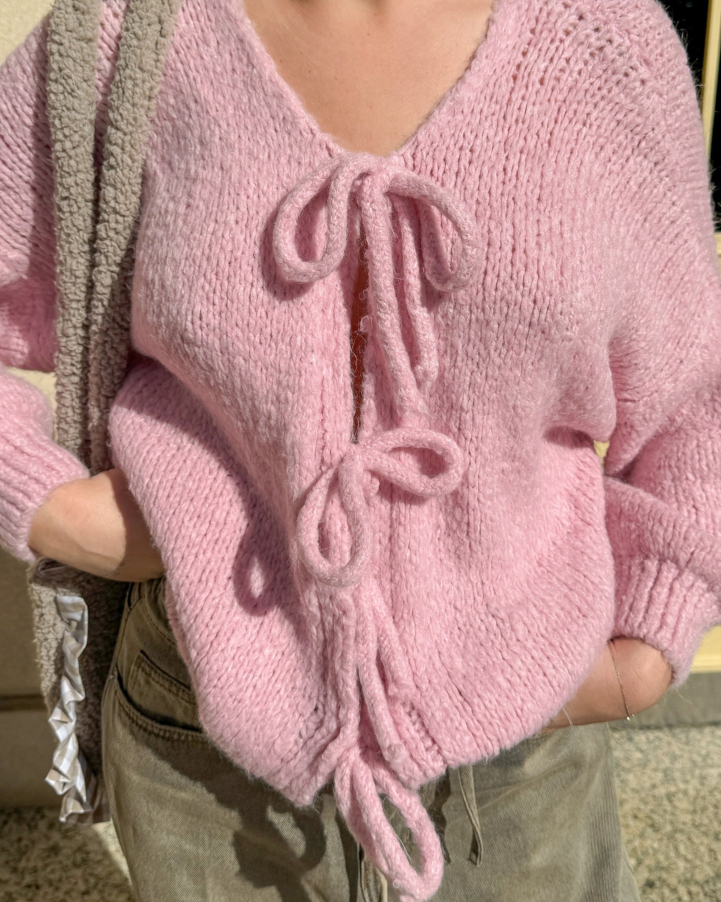 The Cardigan in Pink