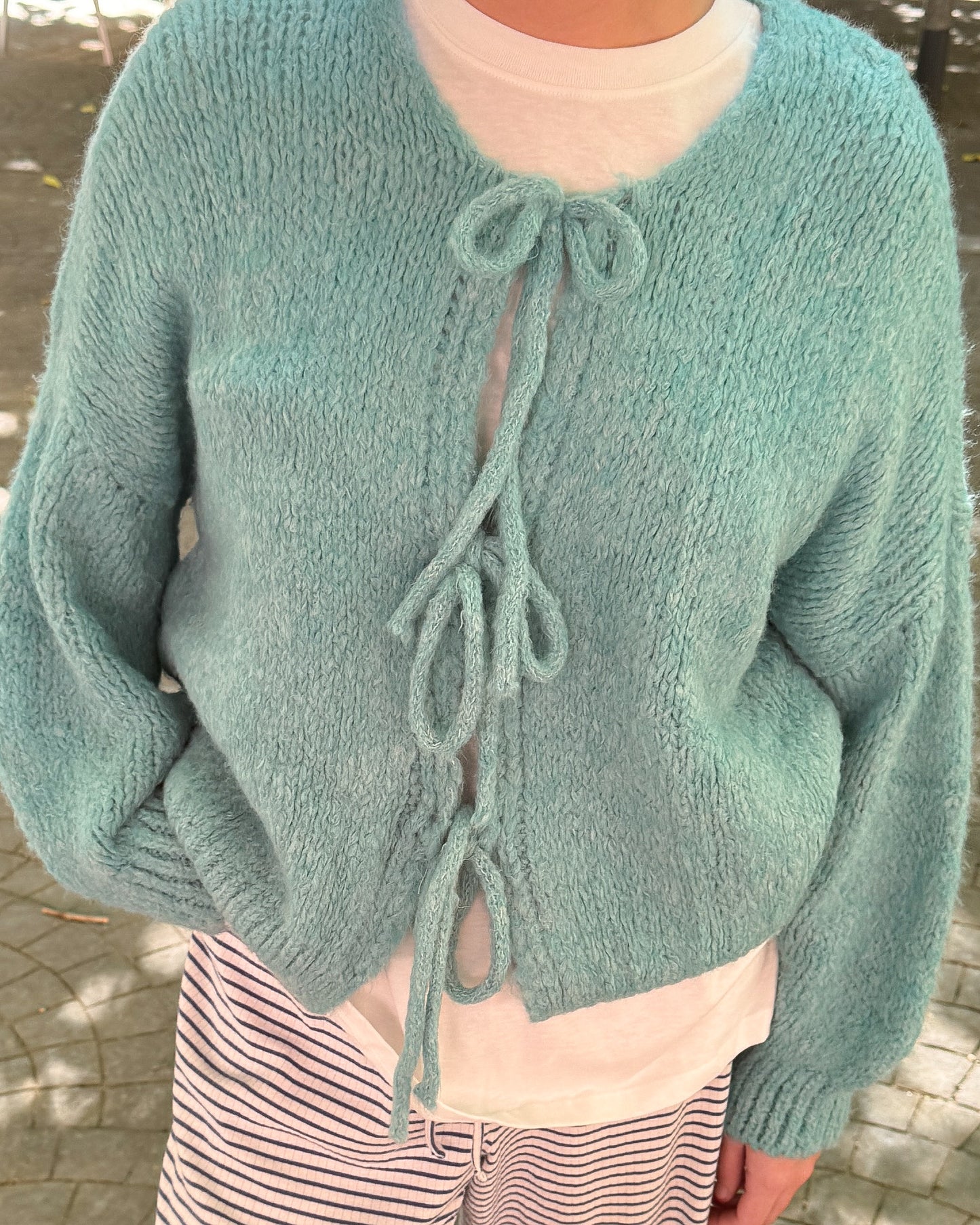 The Cardigan in Turquoise