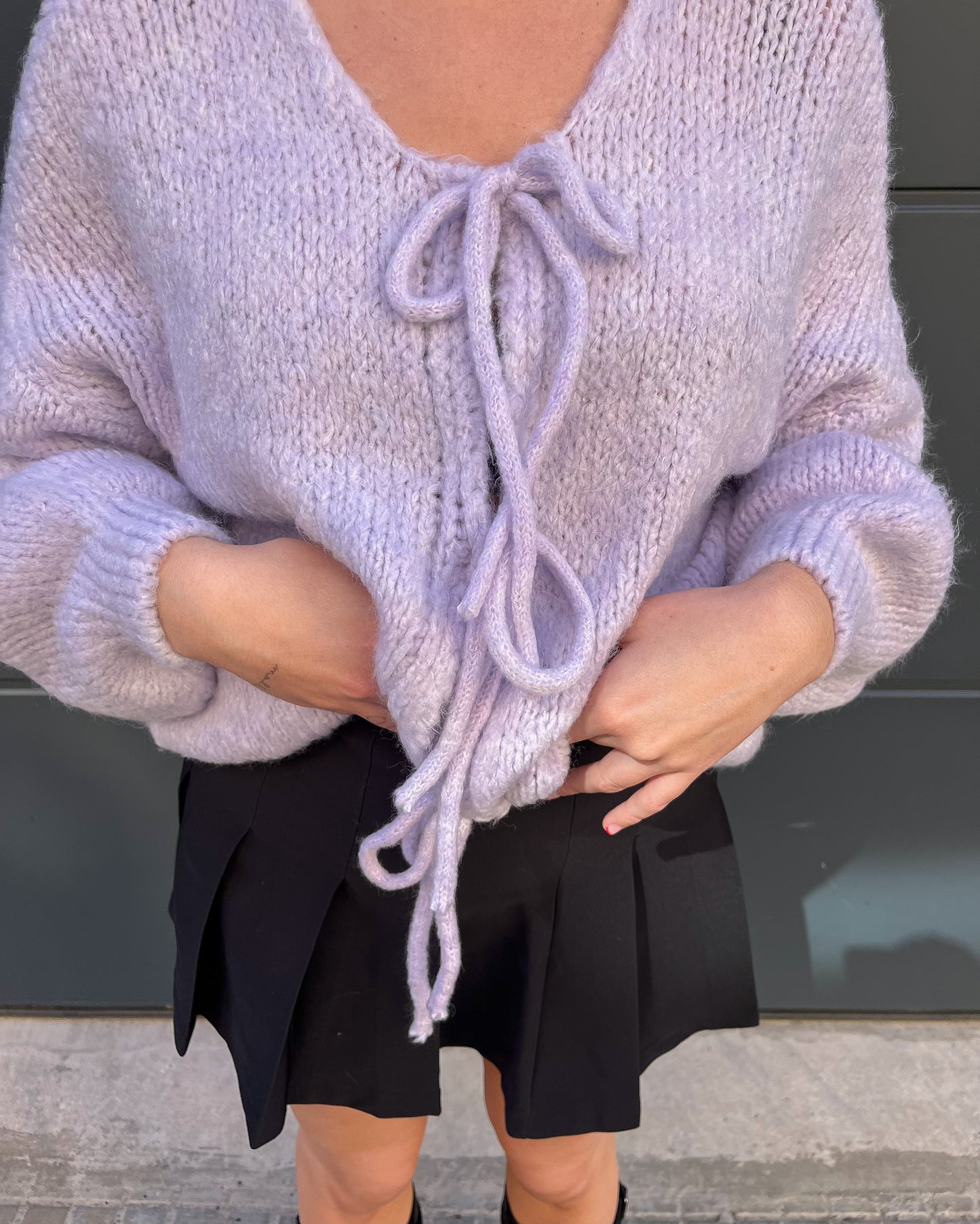 The Cardigan in Lilac