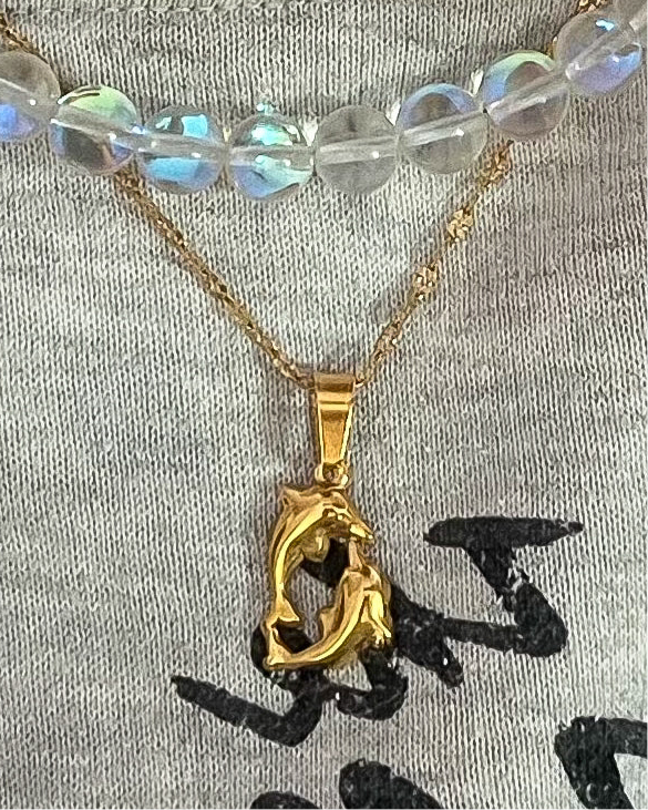 Dolphin Duo Necklace