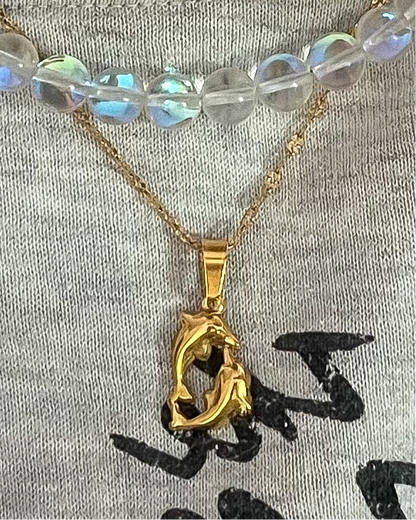 Dolphin Duo Necklace