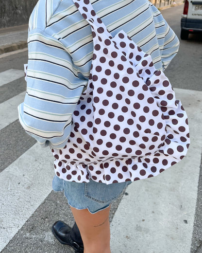 Brown Dot Bag