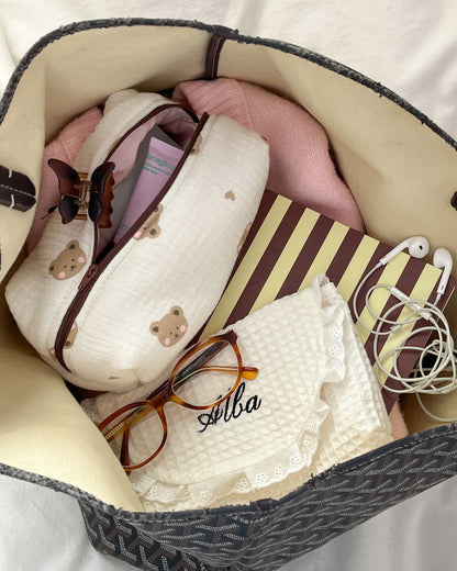 Holiday in Ivory Beauty Case