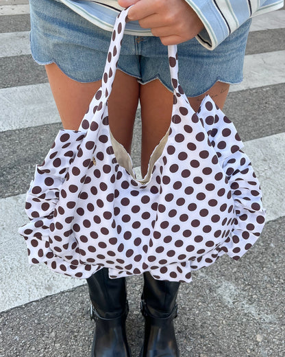 Brown Dot Bag
