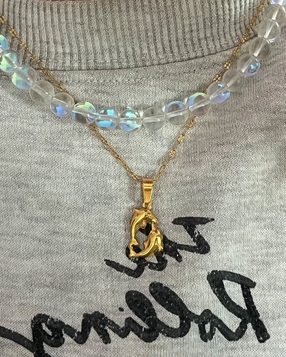 Dolphin Duo Necklace