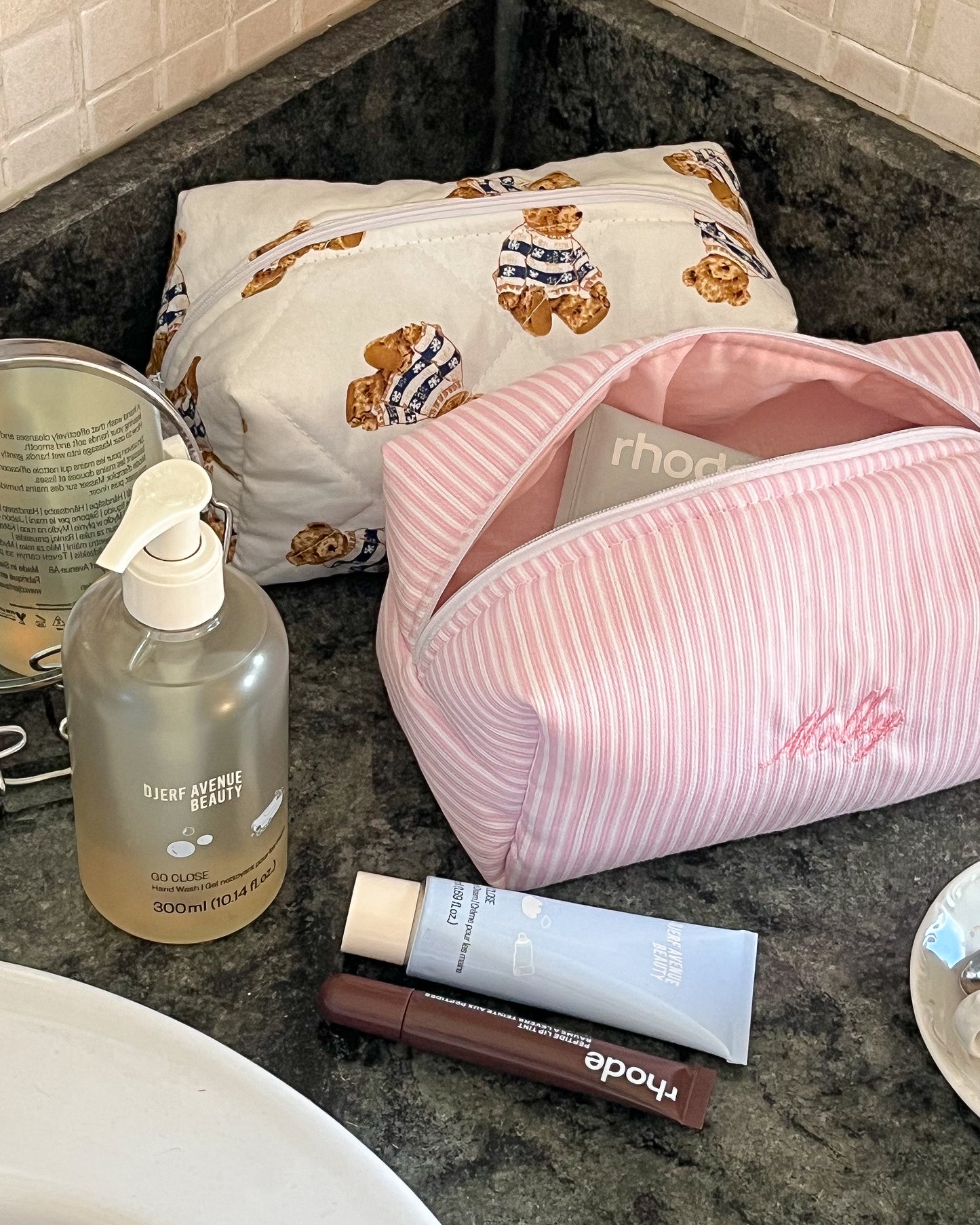 Neceser Pink Stripes