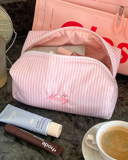 Neceser Pink Stripes