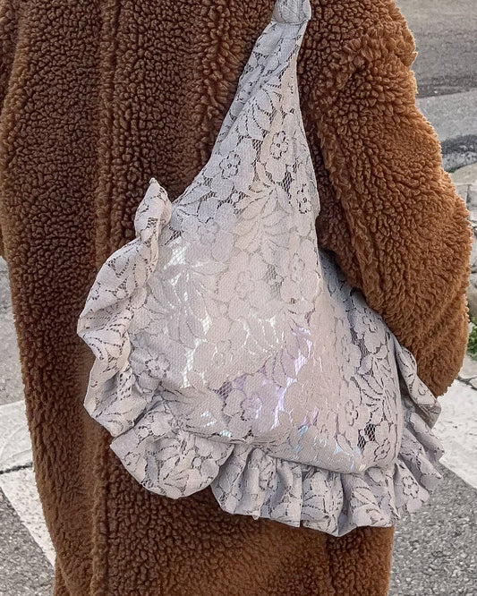 Bolso Lace in Grey
