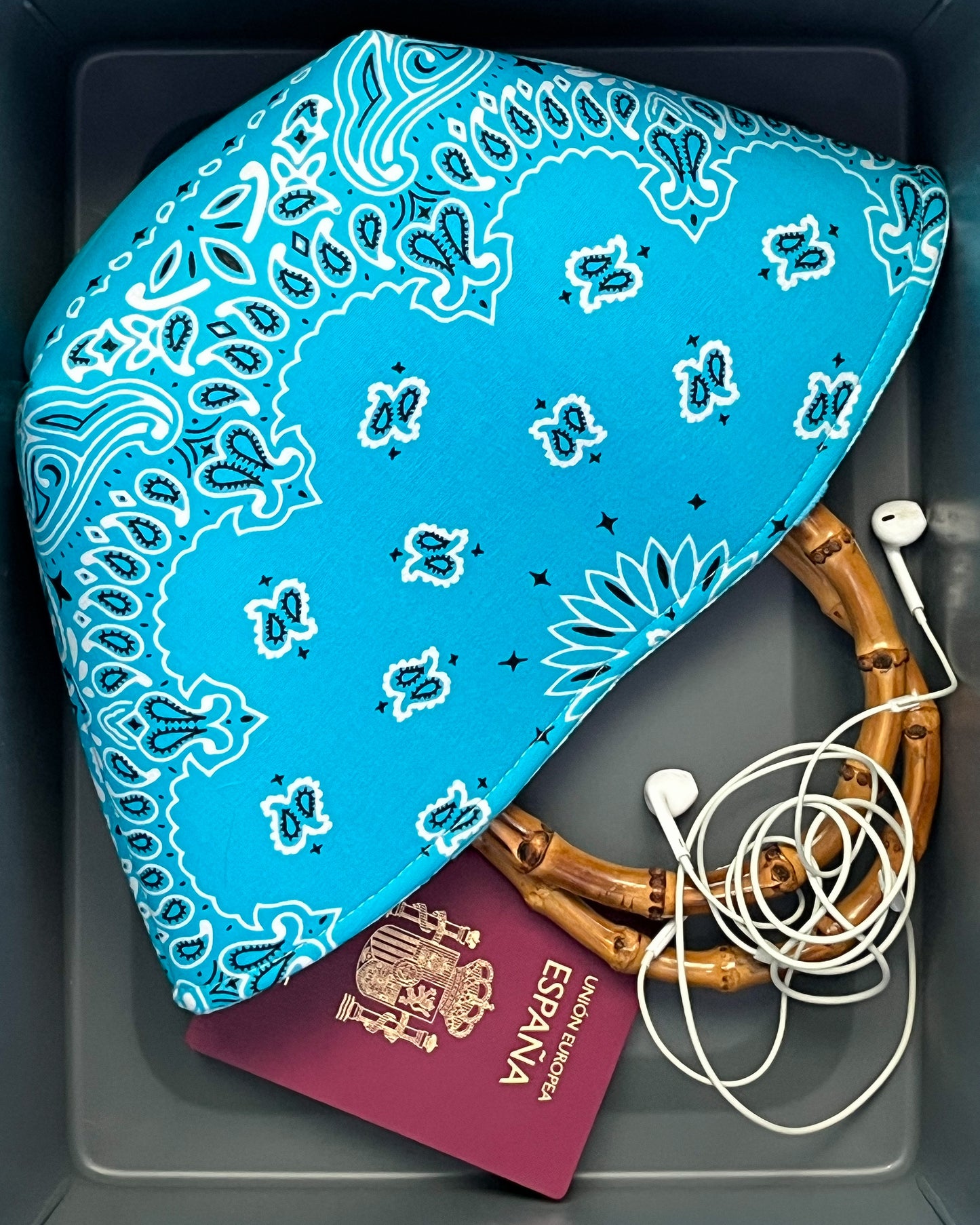 Bamboo Bandana Turquoise