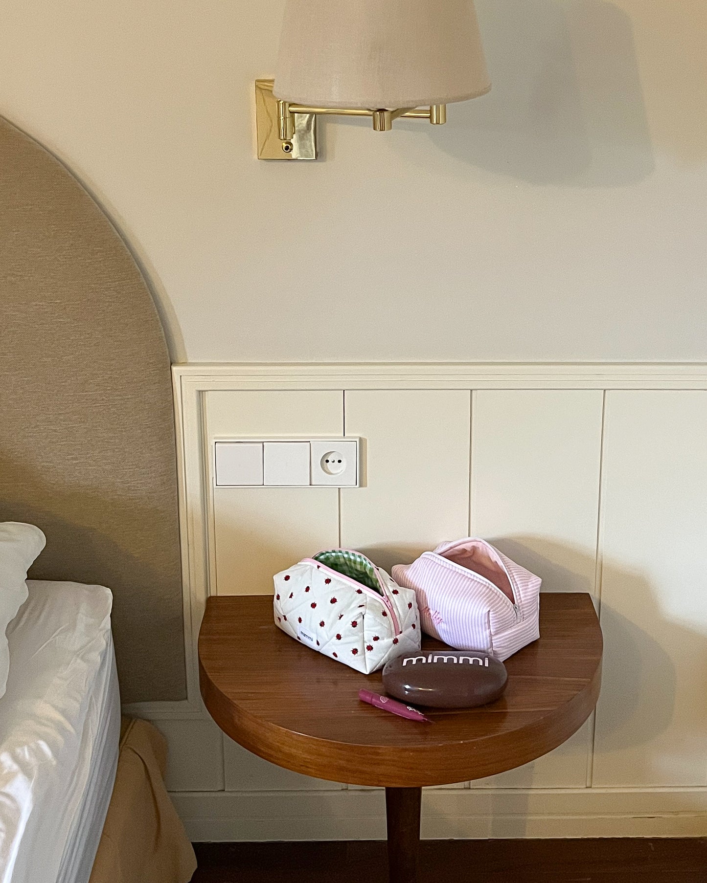 Neceser Pink Stripes