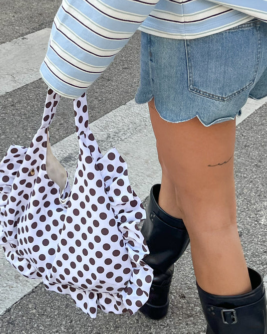 Brown Dot Bag