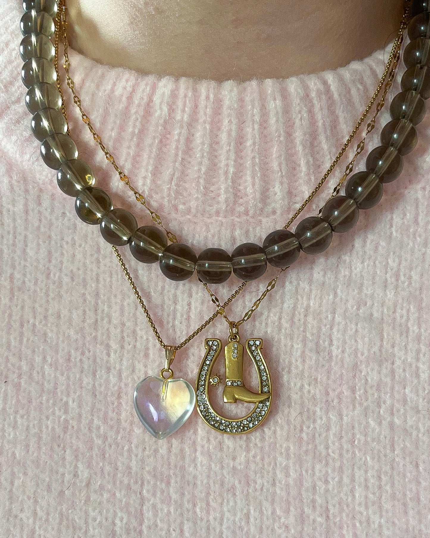 Brown Bubbles Necklace