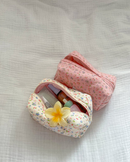 Hazel in Cream Beauty Case