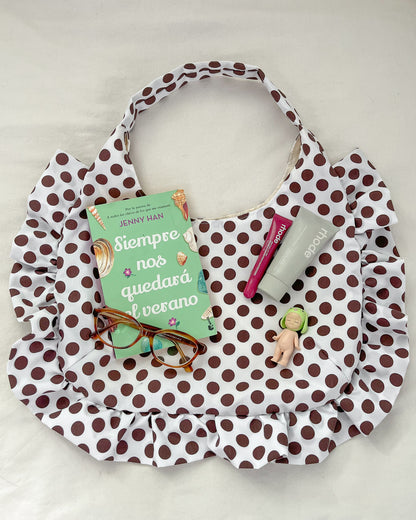 Brown Dot Bag