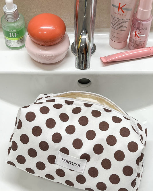 Neceser Brown Dot