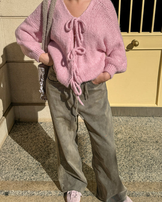 The Cardigan in Pink