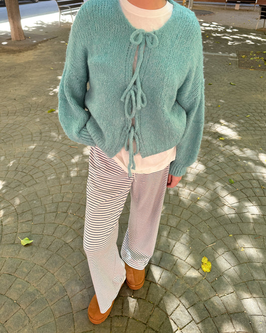 The Cardigan in Turquoise
