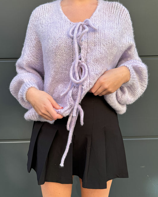 The Cardigan in Lilac