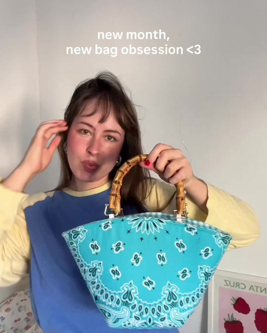 BAMBOO BANDANA TURQUOISE